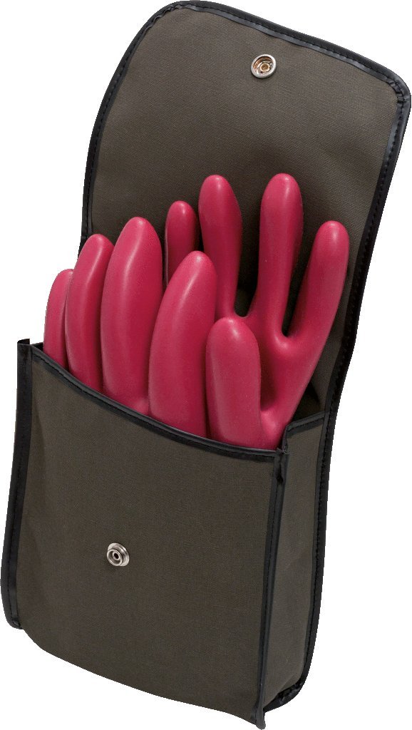 KS Tools 117.1662 Isolierter Elektriker-Schutzhandschuh, Größe 10, rot