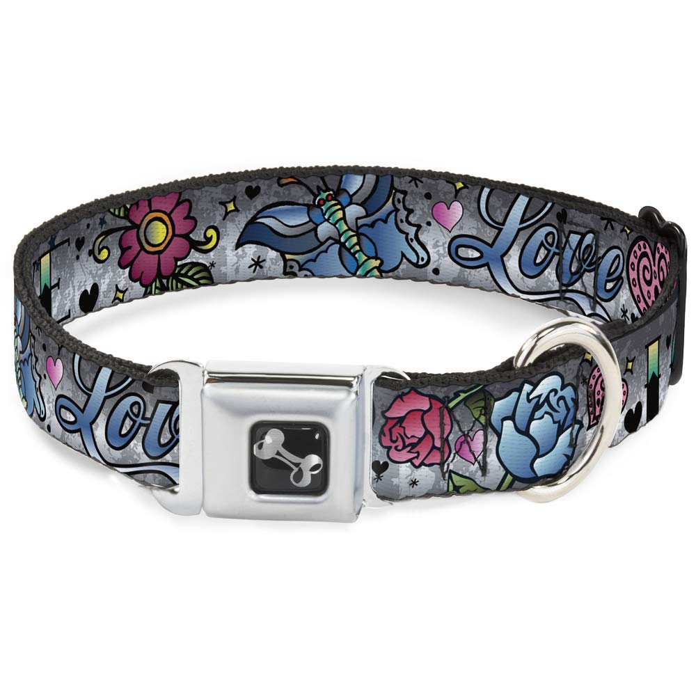 Collier pour chien Buckle Down avec boucle os de qualité supérieure