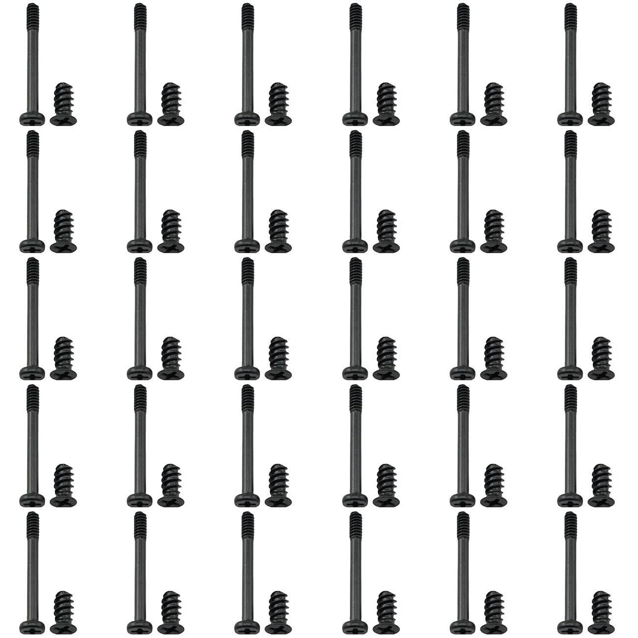 30Sets CPU and Motherboard Case Fan Mount Screws Self-Tapping Screws Small Screws Assortment Kit Case Fan Screw Kit Ssd Socket Computer Cooling Fan Mount Screws Case Fan Long Short Screws Set