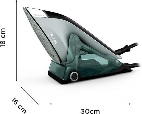 Tefal Duo Power JF4031E0 - Piastra per Ferro e Vapore, 2 in 1, 1700 W, 25 g/min, Vapore Extra 100 g/min, Impugnatura Leggera, Tempo di Riscaldamento 30 Secondi, eucalipto/Nero, Colore: Nero - 11
