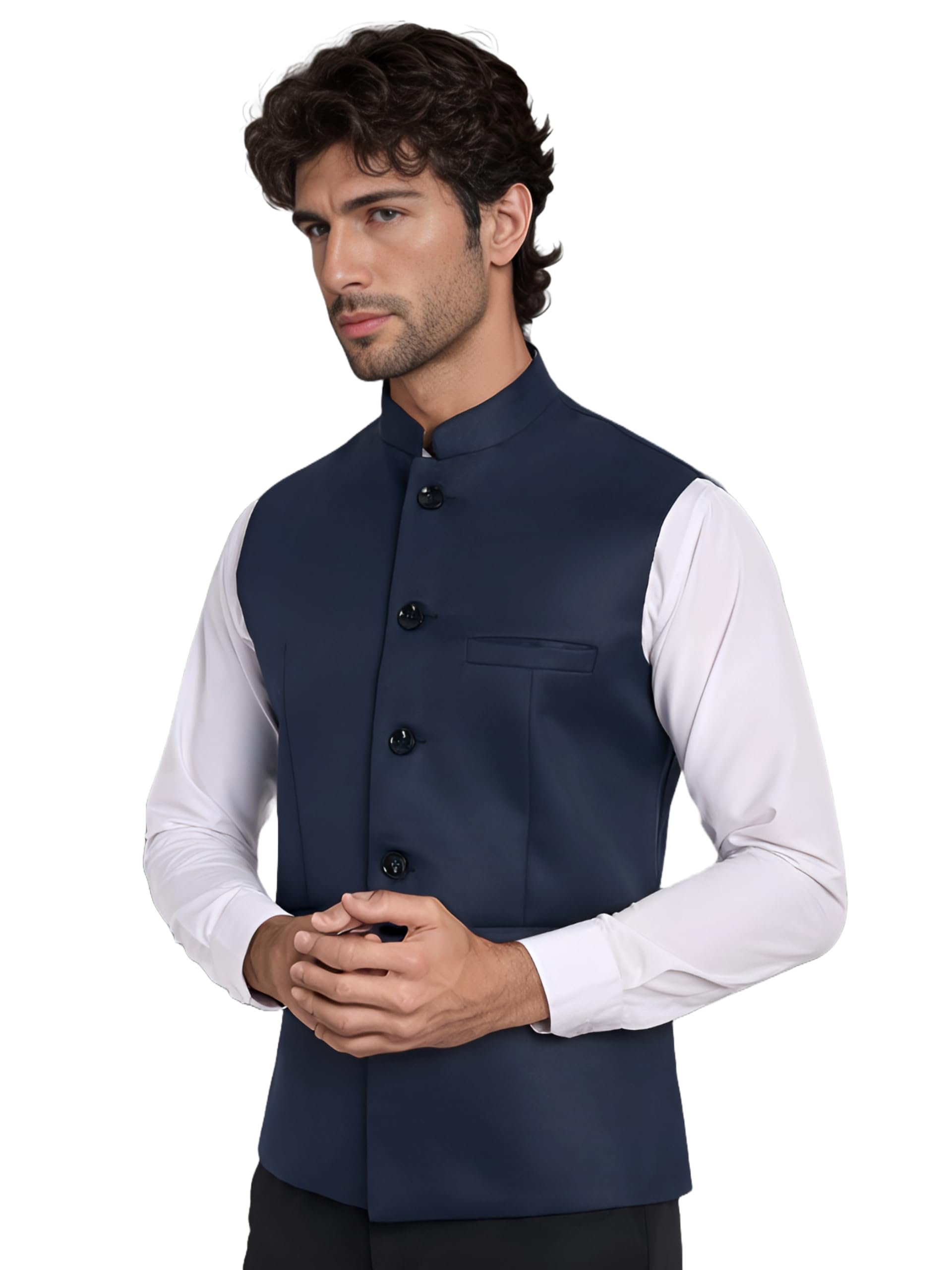 rocksy Bandi Modi Koti, Nehru Jacket for Men, Cotton Waistcoat for All Occasion: Diwali, Wedding, Ethnic, Office Party, Formal & casual Look-picture-56