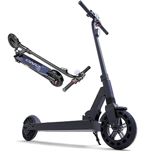 Electric Scooter for Big Kids Teens - 250W Motor 15 5 mph Top Speed Rear Foot Brake Folding