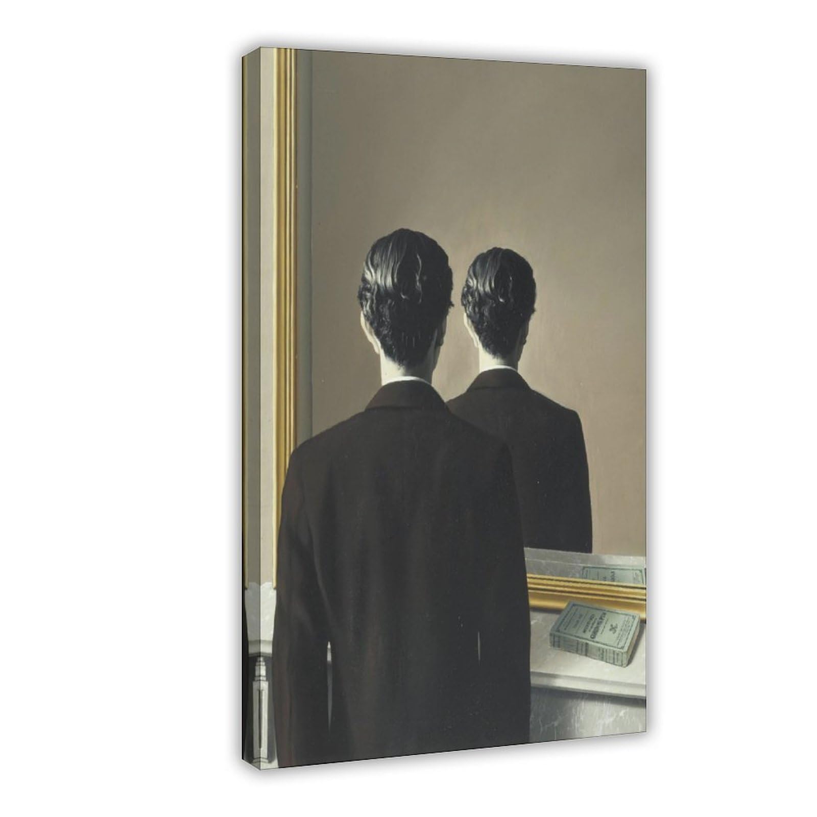 WCYB La Reproduction Interdite by Rene Magritte Vintage Poster Realism Cubism Renaissance Surrealism Prints Posters Canvas Deco Paintings Wall Art For Offi