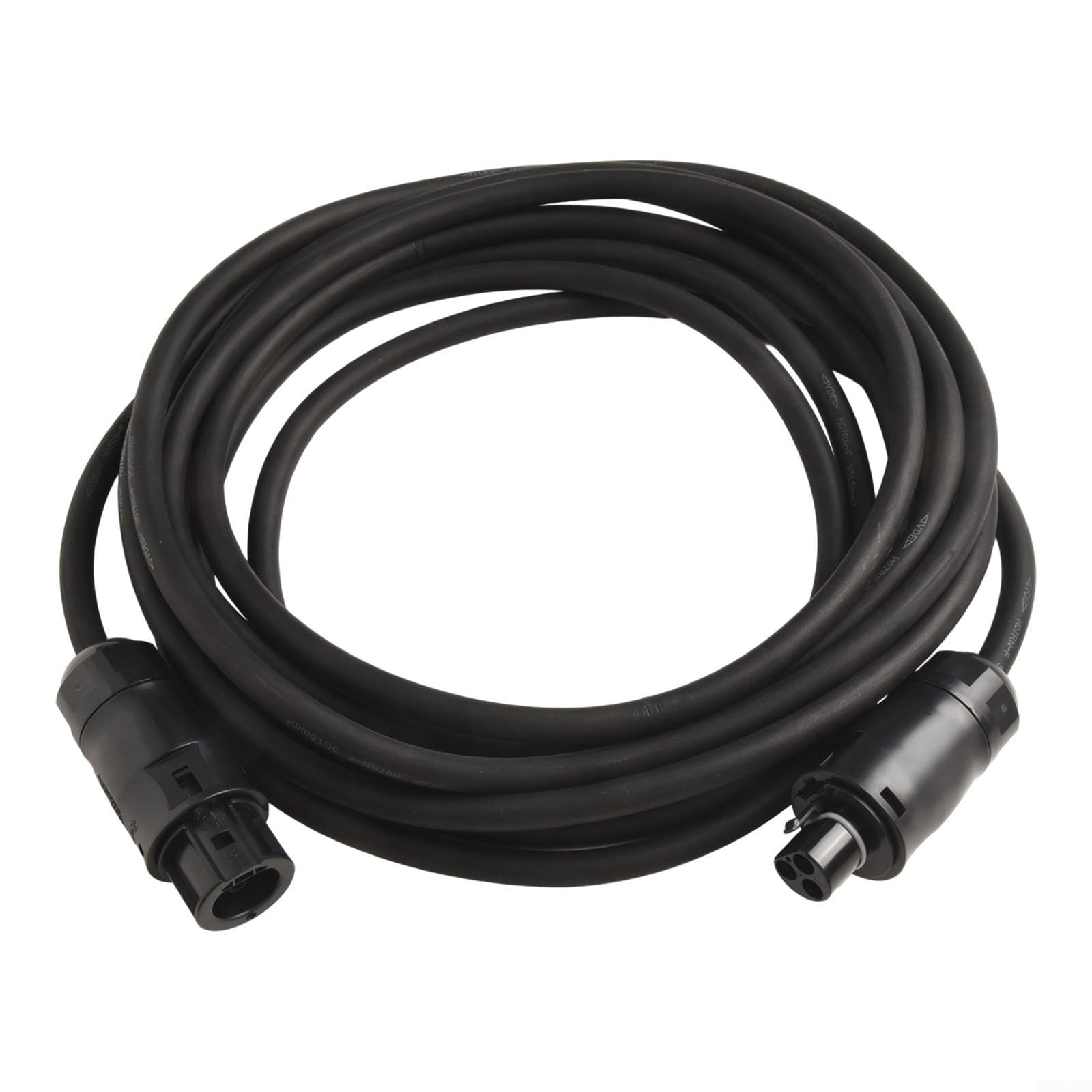 Cavo di prolunga con presa BC01 su H07RN-F 3 x 1,5 mm², cavo di collegamento in gomma, resistente alle intemperie, per micro-inverter e centrali elettriche da balcone (6 metri)
