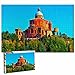 Italie Sanctuaire San Luca Bologne Puzzle pour Adultes 1000 pièces Souvenir de Voyage en Bois 30x20 Pouces
