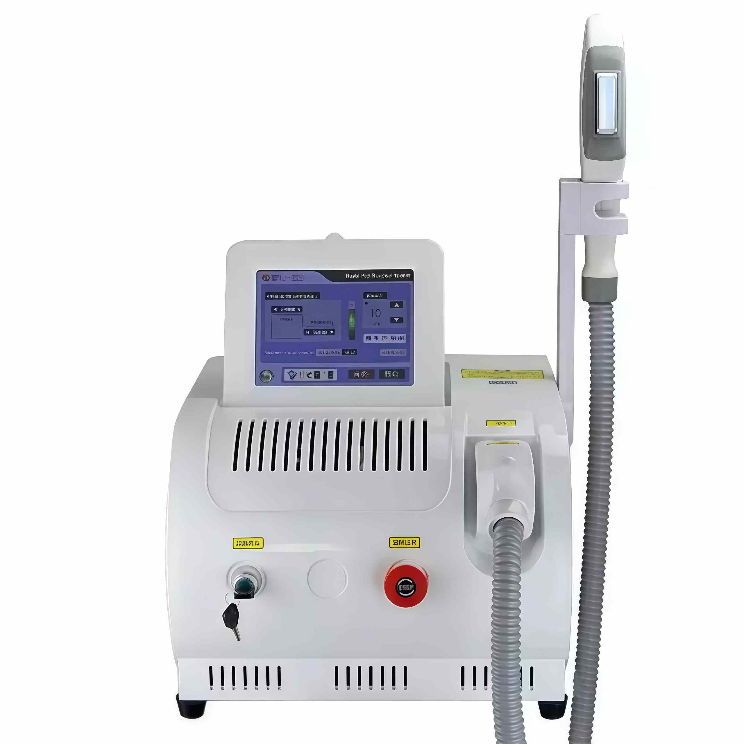 Nuevo Salon de belleza IPL depilación portátil de la piel blanqueamiento permanente láser máquina de depilación permanente láser OPT