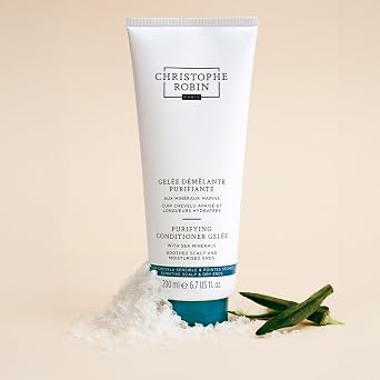 Christophe Robin Purifying Lightweight Conditioner Gelee With Sea Minerals for Soft Lengths and Oily Scalp 6.7 fl. oz