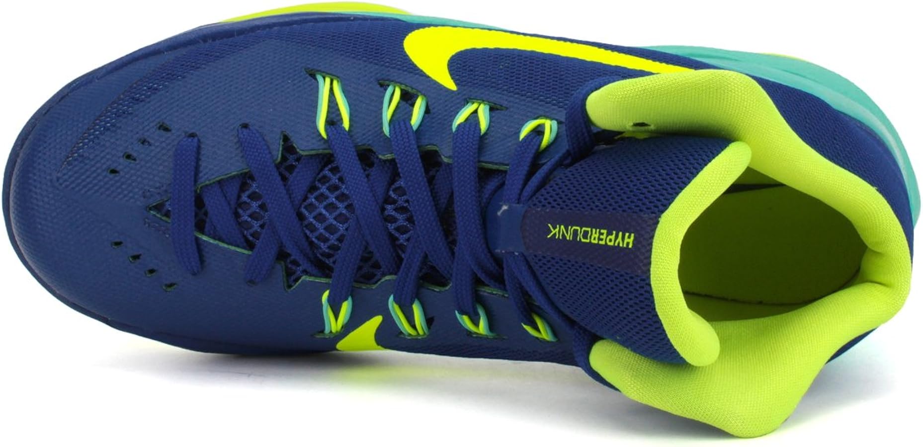Nike Boy's Hyperdunk 2014 Basketball Shoe Blue/Volt