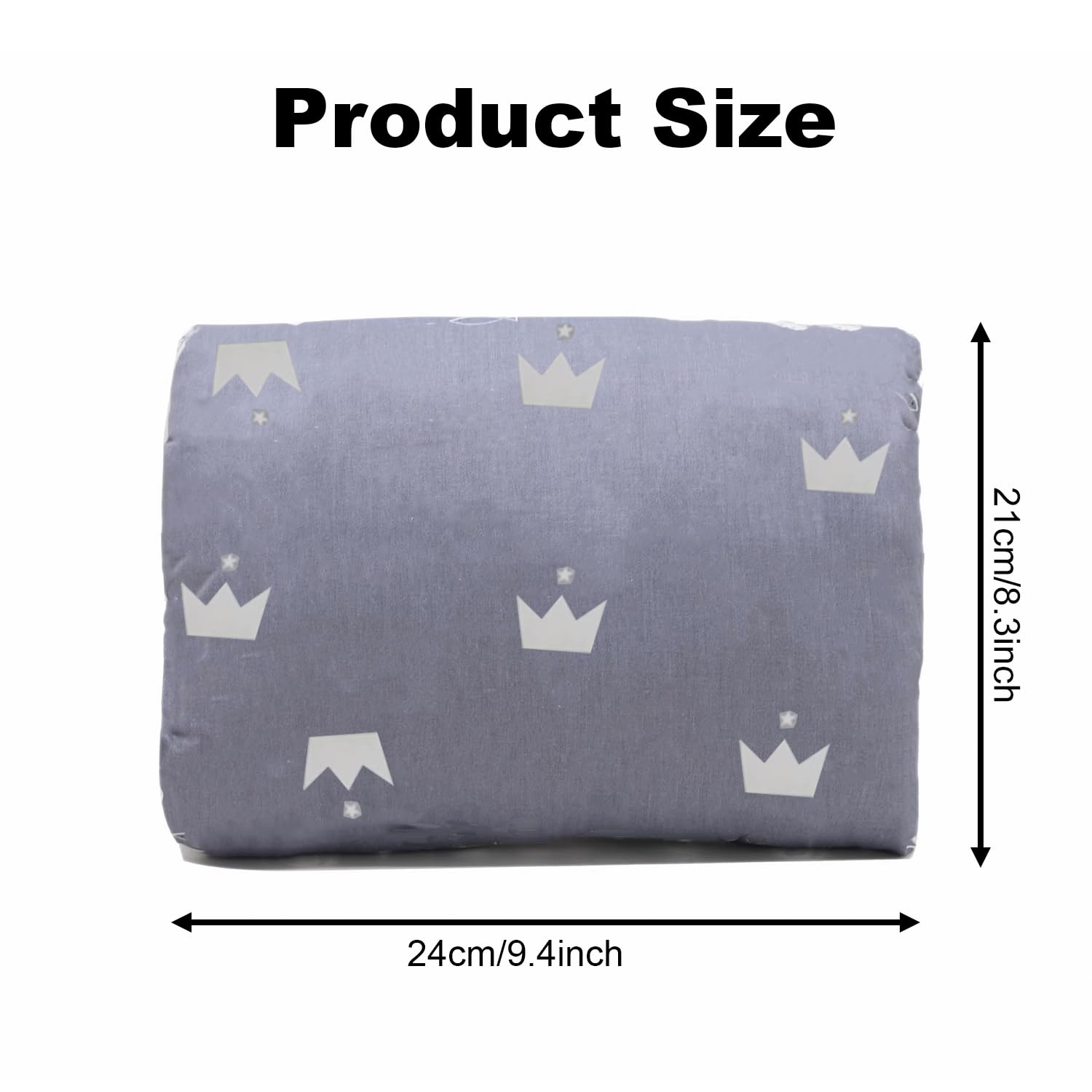 Almohada acogedora para cuna, acogedora almohada de brazo para alimentar al bebé, almohada de lactancia para bebé, almohada de apoyo para la cabeza para lactancia materna