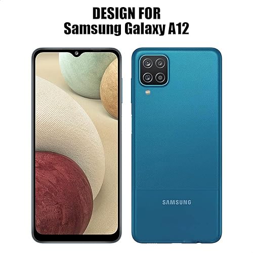 Miniatura 2 de (3+3) para Samsung Galaxy A12 (paquete de 3) Protector de pantalla de privacidad de vidrio templado antiespía con protector de lente de cámara, anti