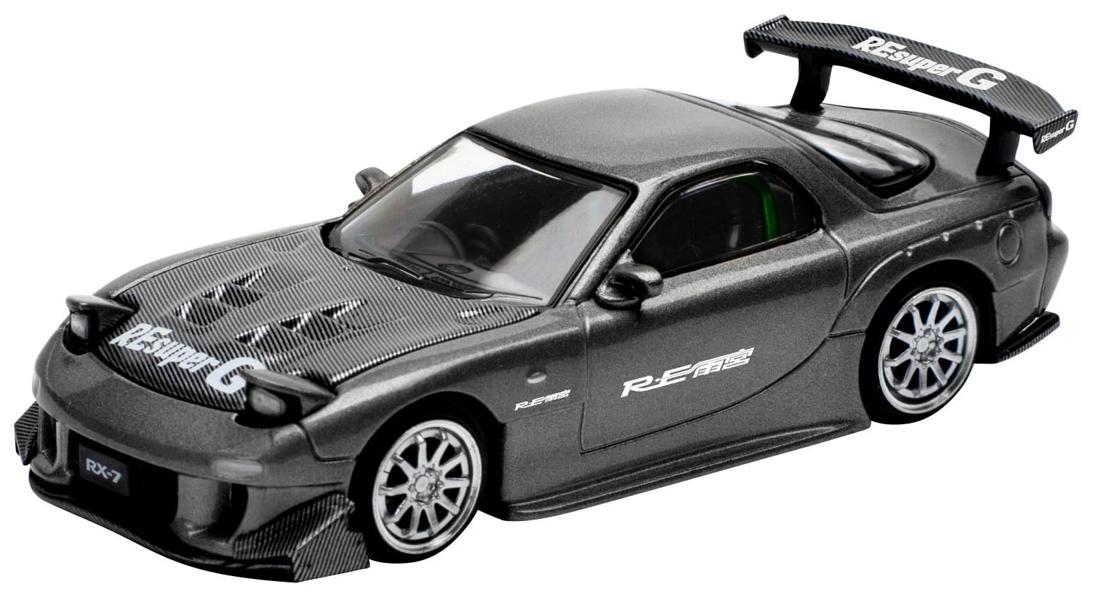 Amazon | POP RACE 1/64 マツダ RX7 Re:雨宮 ガンメタル 完成品