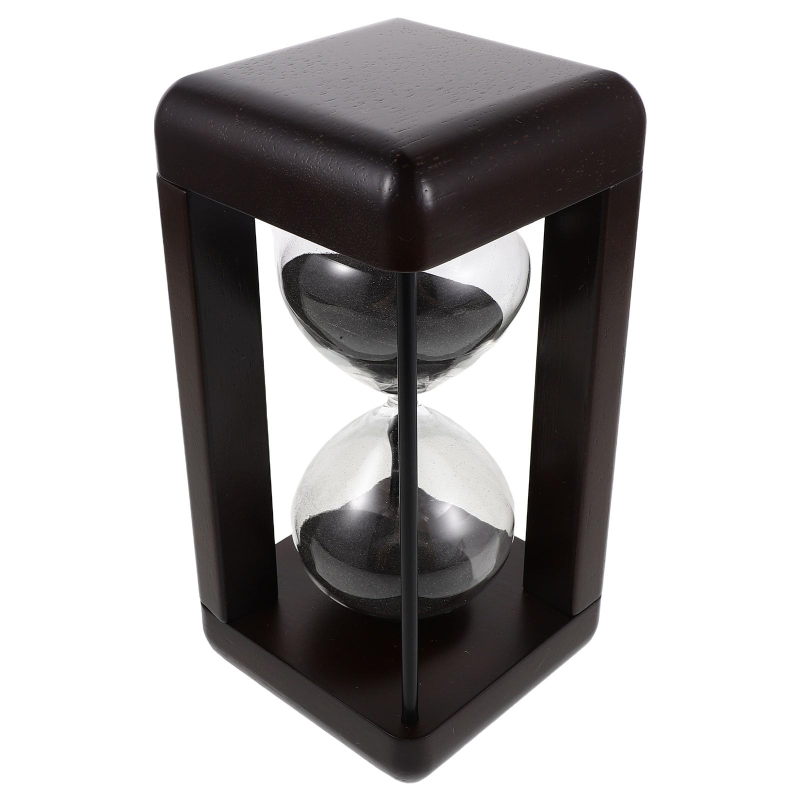 INOOMP Temporizador de Reloj de Arena Avanzado Reloj de Minutos Hogar la Oficina el Restaurante Color Negro Material