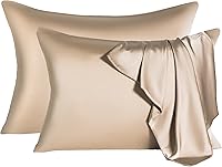 Vista 26 de Funda de almohada de seda de morera para cabello y piel, funda de almohada de seda de morera de tamaño king refrescante con cremallera oculta