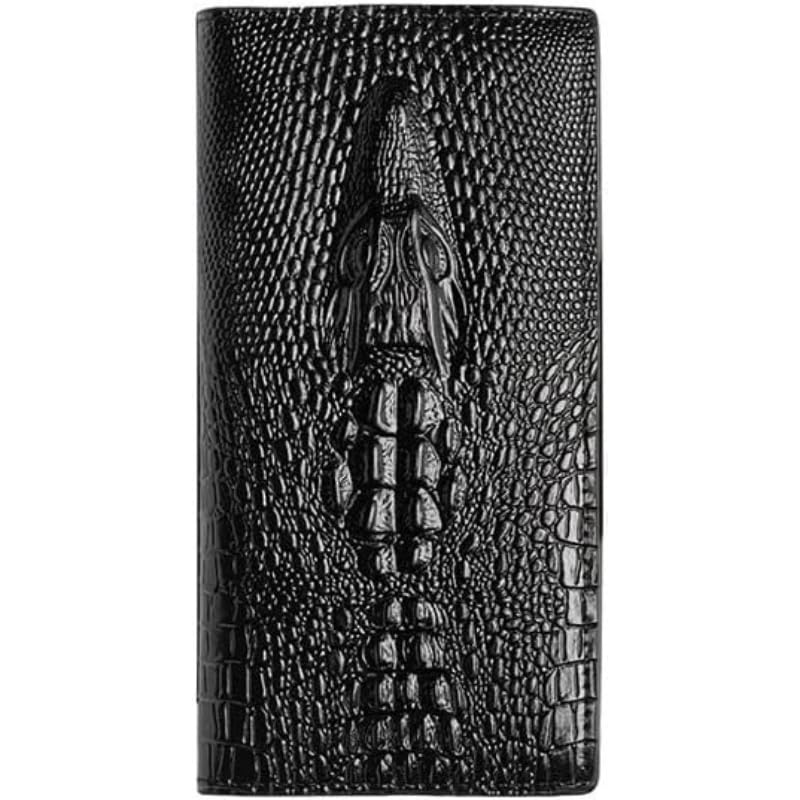 Boîte cadeau portefeuille long homme en cuir : le présent business idéal