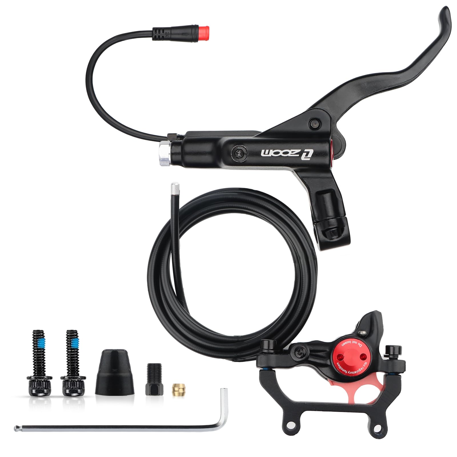 電動自転車油圧ブレーキセット160mmローター付きF890mm,R1570mm黒 電動  