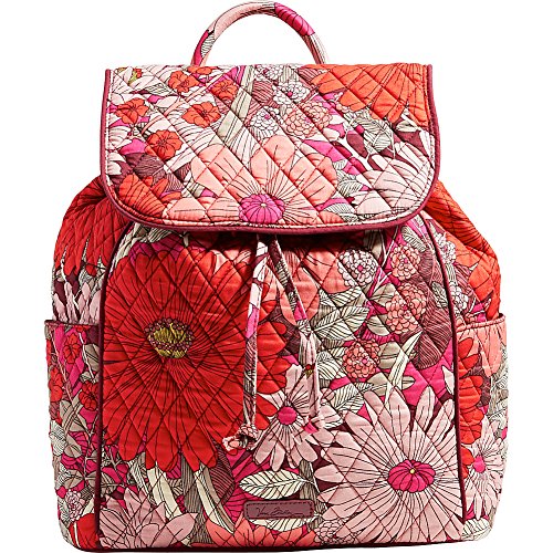 Vera Bradley Women's Drawstring Backpack Bohemian Blooms Backpack