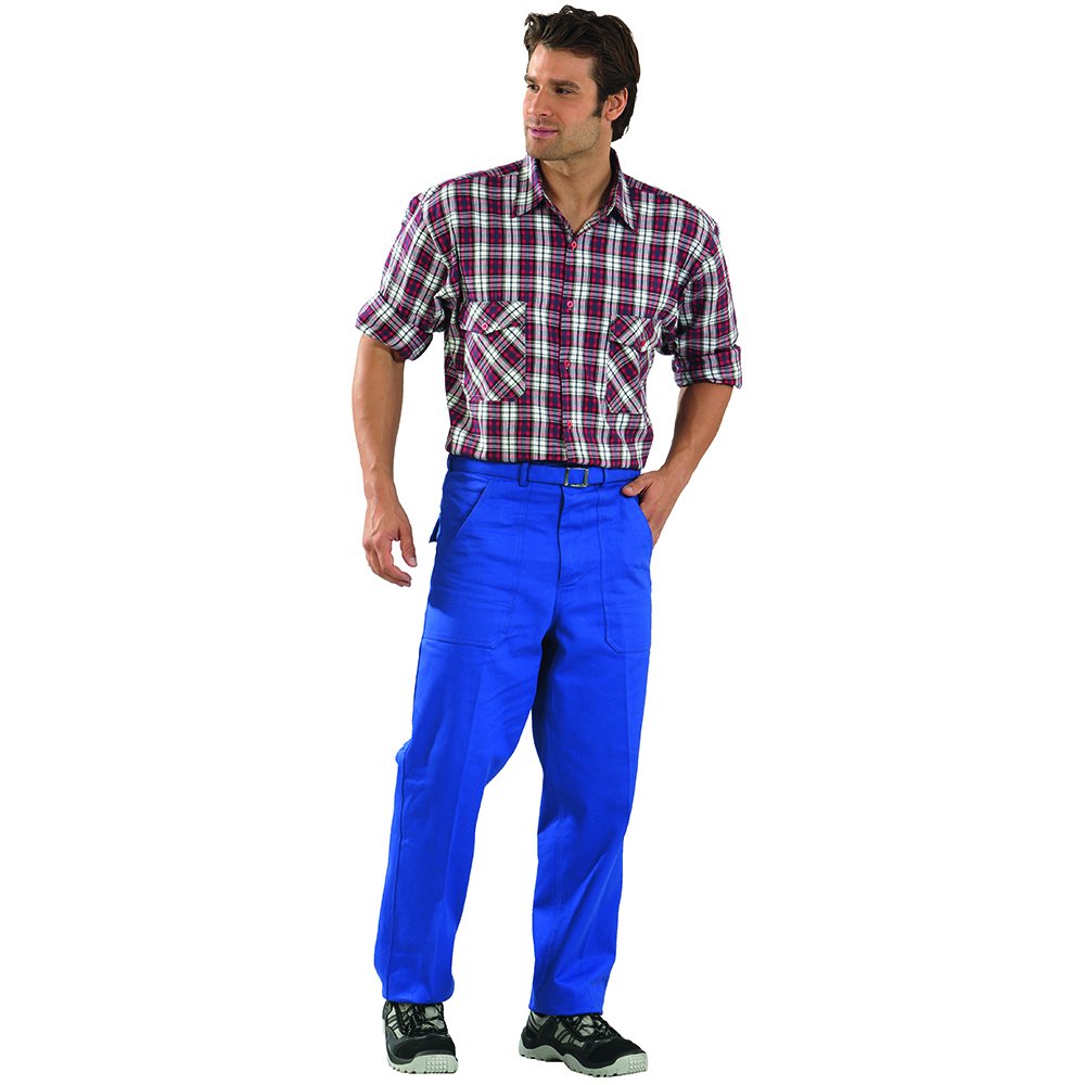 Planam 116056 - Pantalones bw 290, tamaño 56, aciano azul,