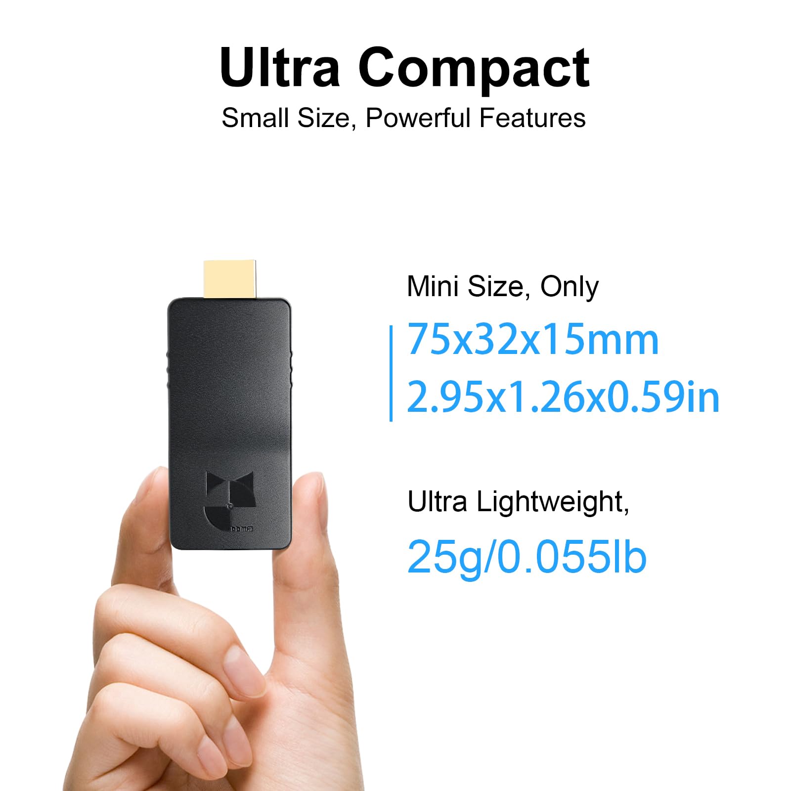 DDMALL Ultra HD 4K Wireless HDMI Transmitter Receiver, Extender for HDMI Signal Over WiFi, Conference Collaboration Many-to-Many AV Distribution Switching with APP Control, Model WHE-20