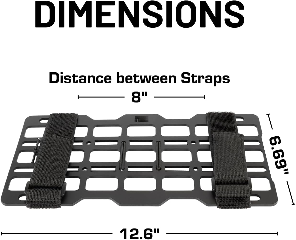 Bulletpoint Aluminum Molle Visor Organizer - Universal Tactical Sun Visor Organizer