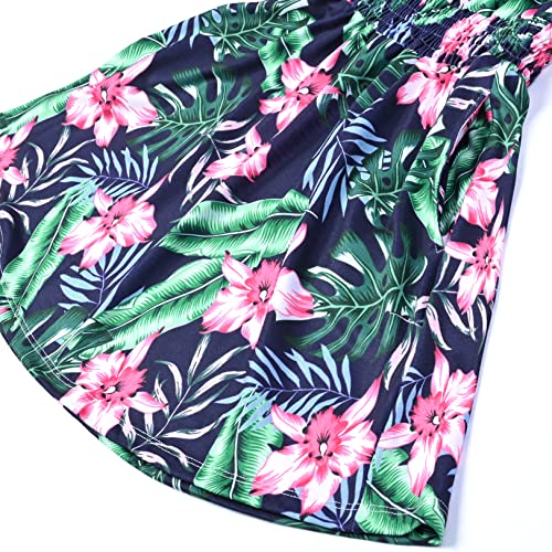 Perfashion Fancy Dresses For Girls Tropical Dress Girls Cotton Dresses Size 6 Flower Dress #TOP5