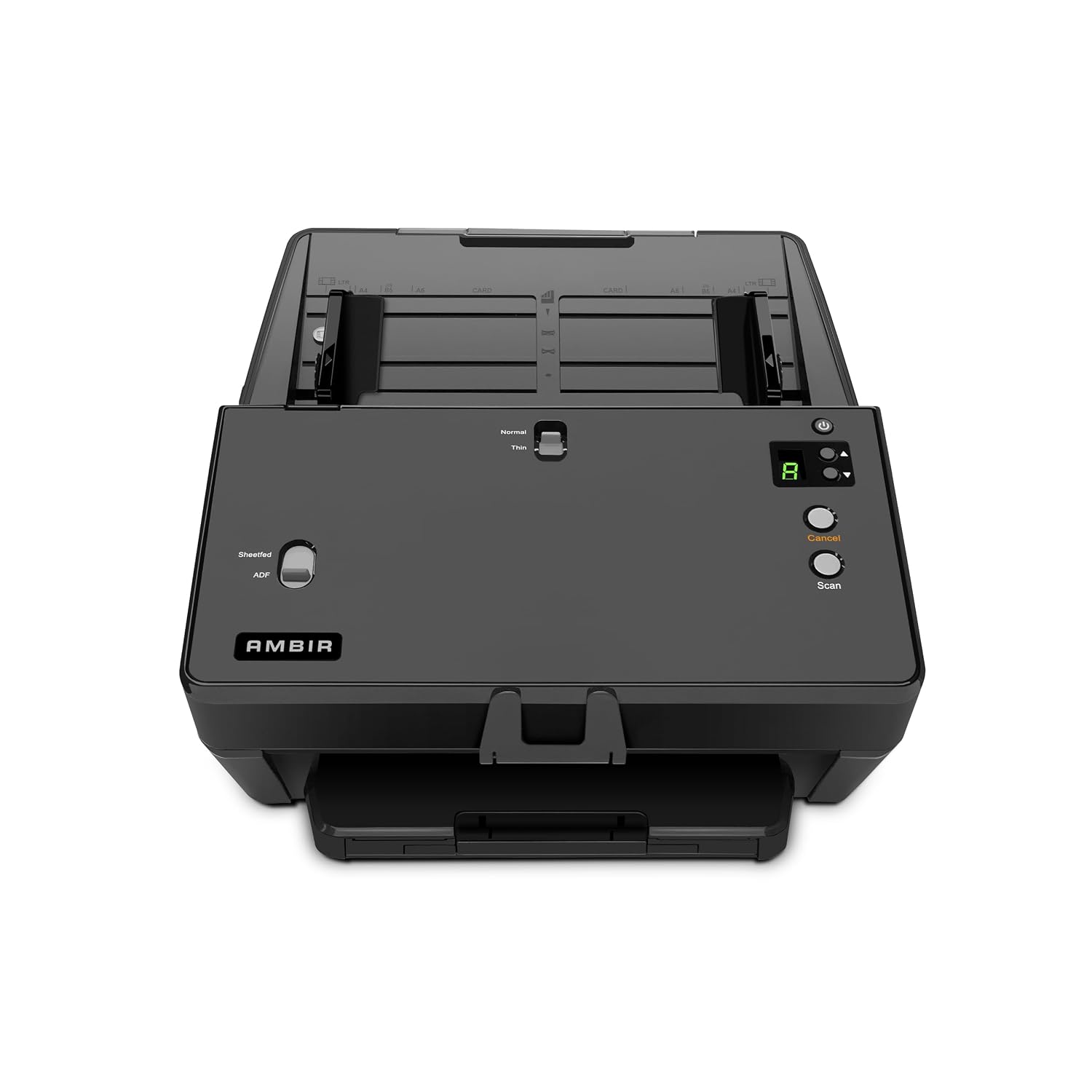 AMBIR nScan 1060 60ppm High Speed Document, Card & Passport Scanner, 9 Programmable Scan Modes, Support-Color, Black/White & Grey Toning, Versatile, Double-Sided Scanning, USB, Windows ONLY