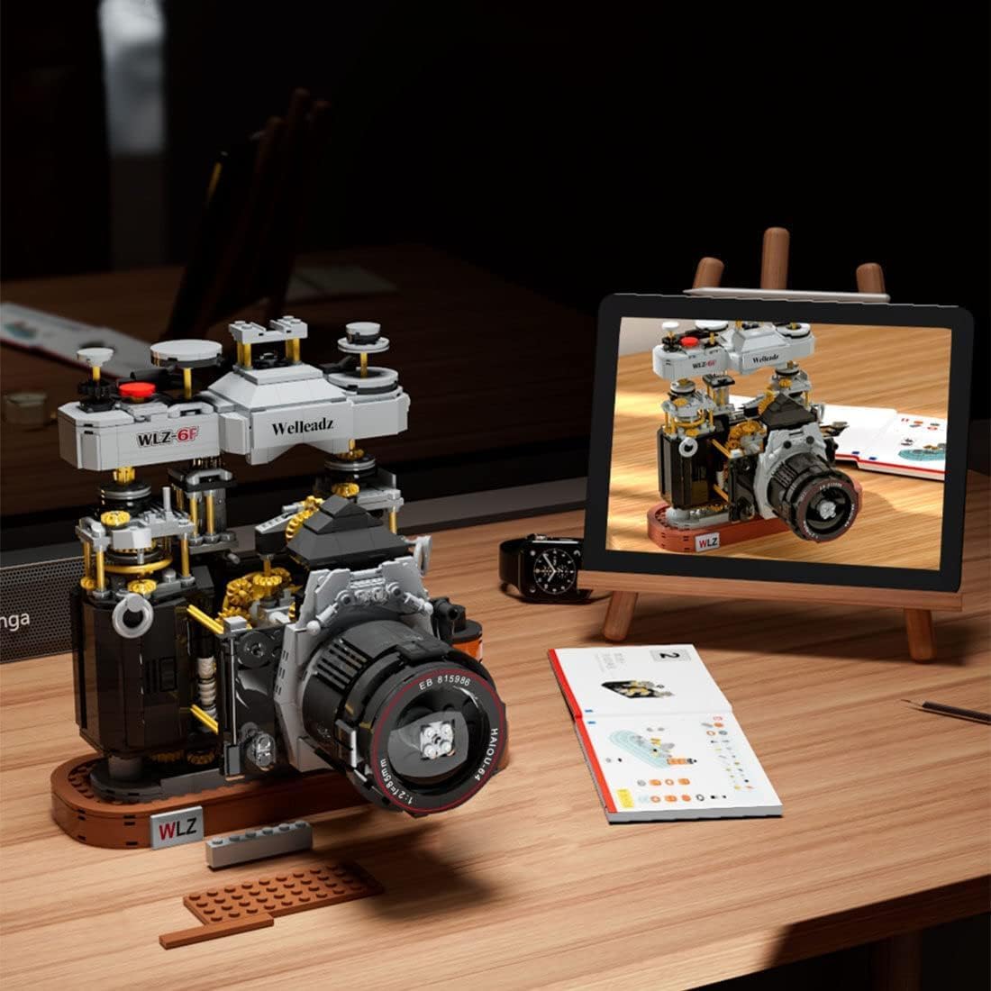 JOMIOD Retro Camera Model Set, 1027 Pcs - Collectible Old Style Camera to Build for Adults & Teens