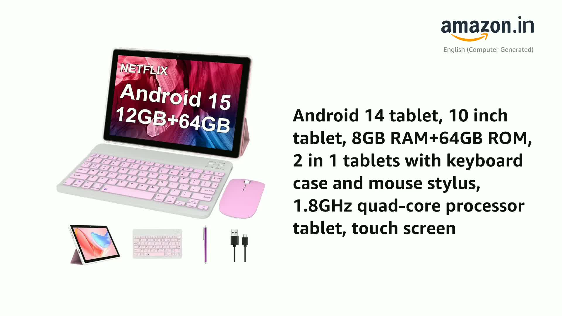 BMAX android 14 タブレット 12GB (4＋8GB)+64GB Amazon.co.jp: 【新登場Android タブレット10.4インチ】BMAX I11PLUS