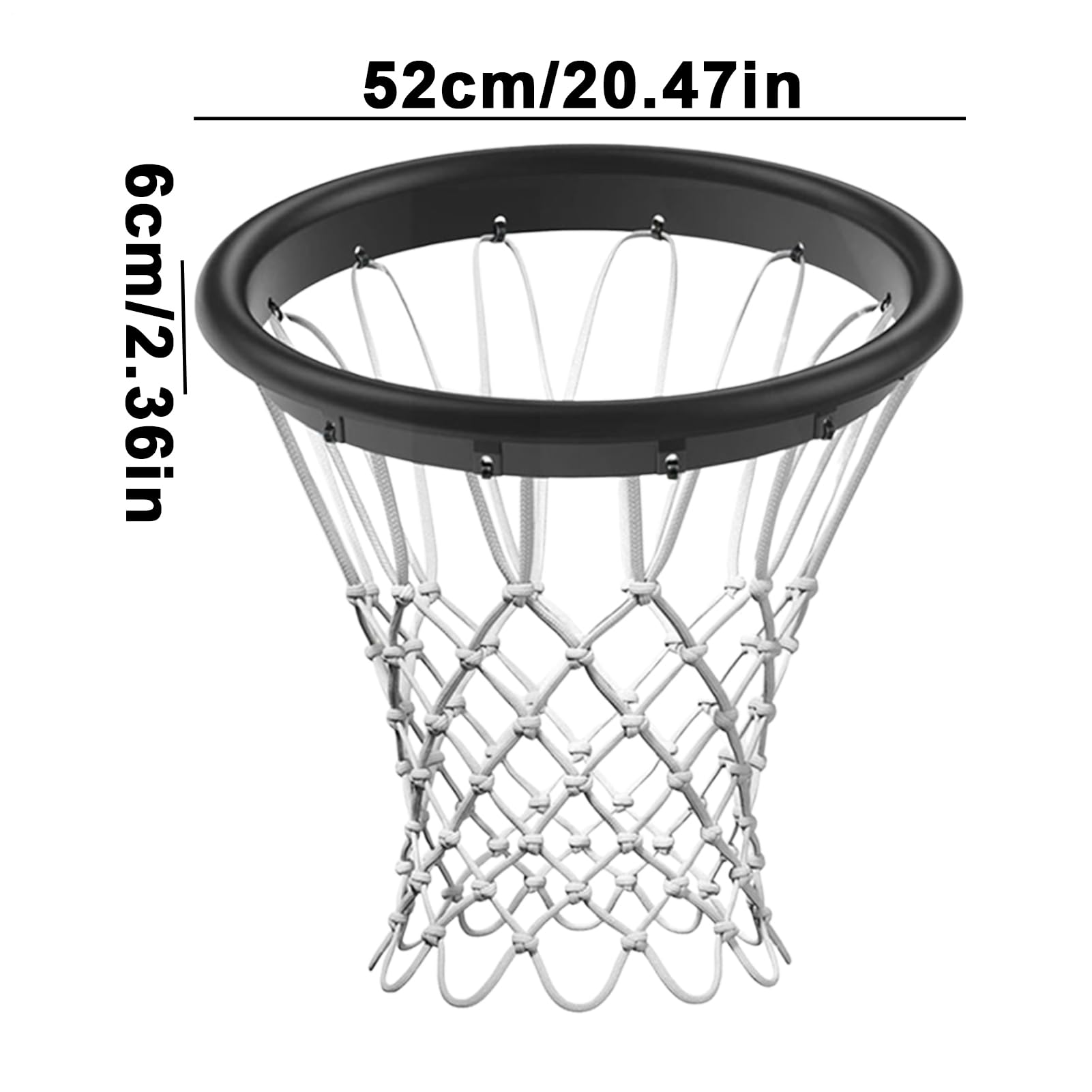 da basket per tutte le stagioni - a cerchio resistente per interni | attrezzatura sportiva resistente, antigroviglio | versatile e durevole per scuole, centri ricreativi, par