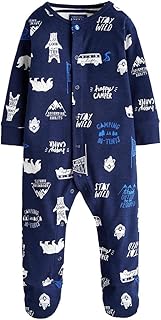 Joules Baby,Clothing,Baby Boys 0-24m,Sleepwear & Robes,Sleepsuits Joules Baby Infant Boys Navy Happy Camper Ziggy Babygrow Sleepsuit