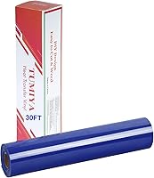 Vista 76 de TUMIYA HTV Heat Transfer Vinyl Rolls - 12" x 30 Ft HTV Vinyl, Black Iron on Vinyl DIY Design for T-Shirt (Black)