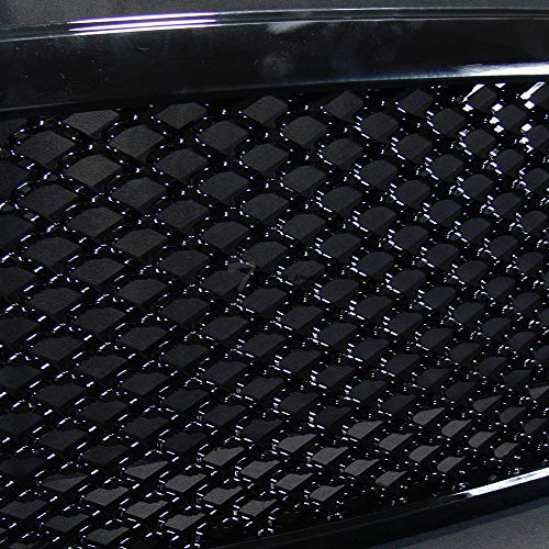 Black Mesh Front Hood Bumper Grill Grille Abs For 09-12 Dodge Ram 1500 #TOP3