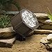 Kichler Lighting 15752AZT LED Accent Light 9-Light Low Voltage 35 Degree Flood Light, Textured Architectural Bronze with Clear Tempered Glass Lens