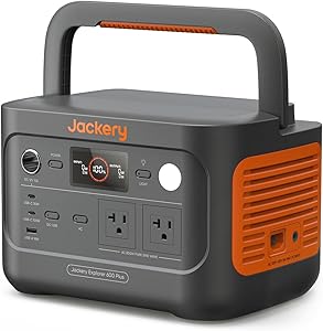 Jackery ポータブル電源 600 Plus 632Wh リン酸鉄 長寿命 定格出力800W 瞬間最大1600W コンパクト 60分急速充電 UPS機能 アプリ遠隔操作 純正弦波 AC100V 50Hz/60Hz対応 車中泊 家庭用 蓄電池 停電対策 台風対策 節電対策 防災対策 ジャクリ