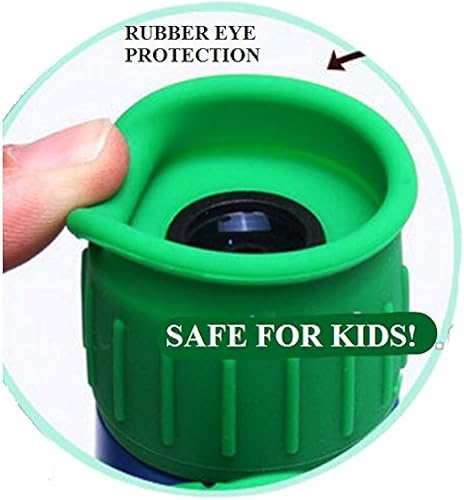 Miniatura 3 de Kidwinz Juego de prismáticos compactos originales para niños de 8 x 21 pulgadas óptica real de alta resolución a prueba de golpes observación de
