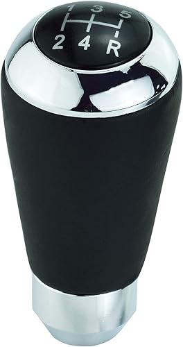 Miniatura 6 de Abfer Pomo de palanca de cambios de cuero de 5 velocidades, pomos de palanca de cambios para manija de coche, palanca de cambio de transporte, apto