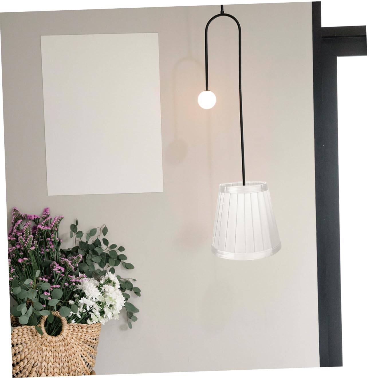 Operitacx 6 Stück Moderne Einfache Lampenschirme aus Leichtem Material Praktischer Lampenschirm für Hängelampe Stehlampe und Wandlampe Dekorative Lichtabdeckung für Zuhause und Hotel