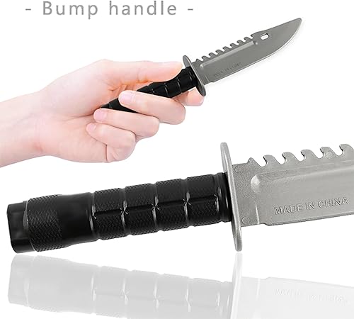 Miniatura 3 de Juego de 4 cuchillos falsos de juguete con daga de plástico para Halloween, cosplay y diversión de juego