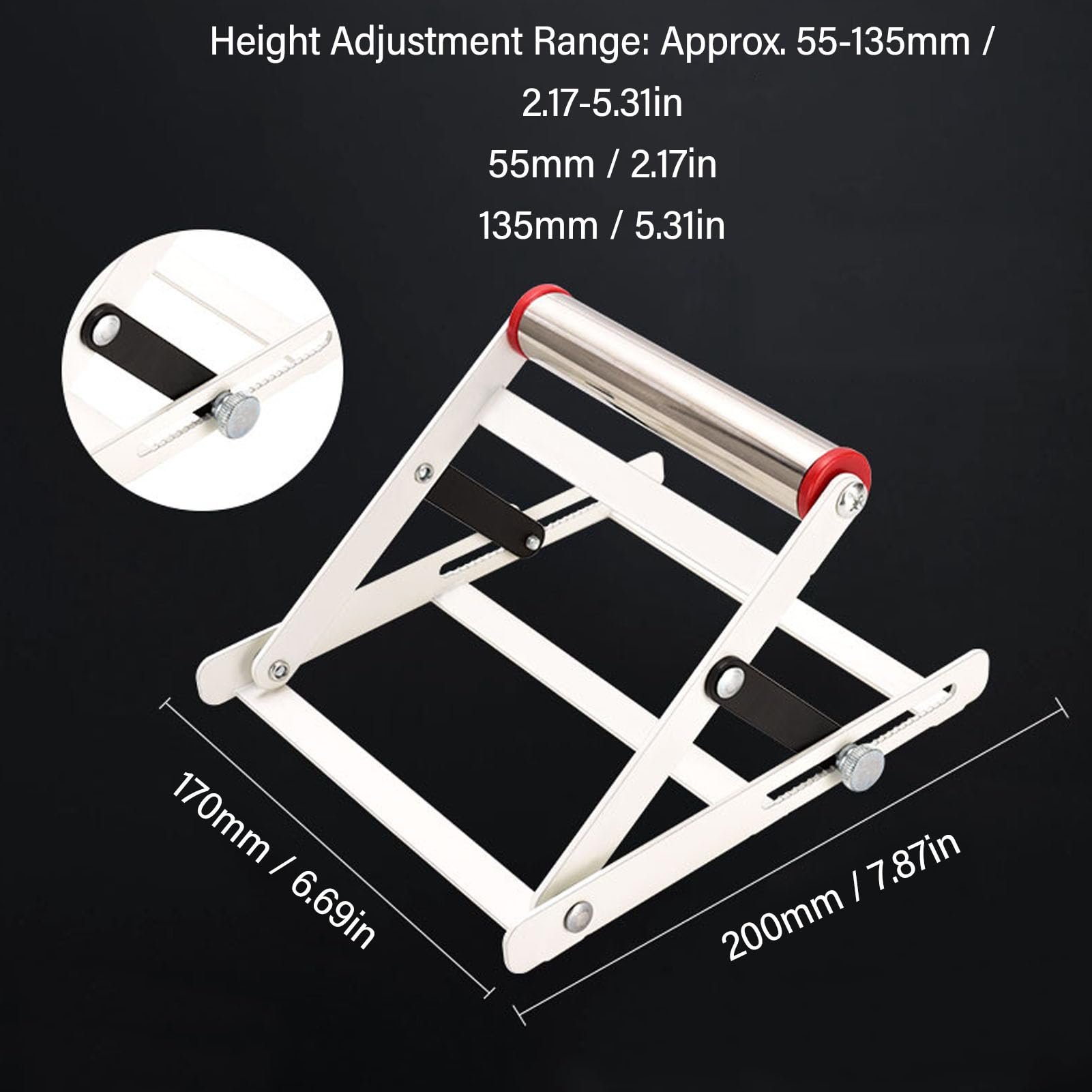 Cric à Bras Manuel - 2 Pièces, Capacité 160-220 Kg, Réglage Lent/rapide - Pour Portes, Meubles, Carrelage - 6