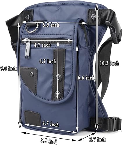 Miniatura 5 de Bolsa táctica militar impermeable para la pierna, para motocicleta, bicicleta, multifuncional, para el muslo, senderismo, viajes, pesca, cintura