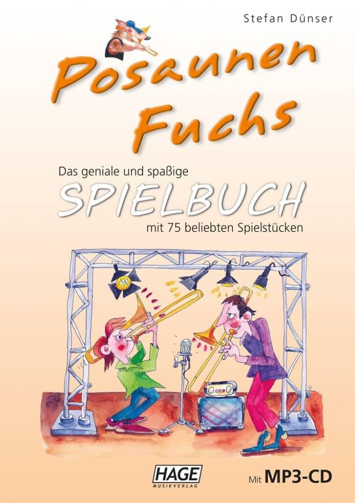 Posaunen Fuchs Band 1 und Spielbuch (EH3811, EH3810, 9783866260818, 9783866264021) + Poliertuch aus Mikrofaser (Starterset)