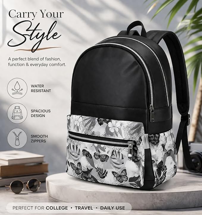 Image of Bags for Women & Girls | Stylish Shoulder Sling Handbag with 13 Inch Laptop Compartment | Office Travel College Daily-Use Corporate Backpack for Work & Casual Use