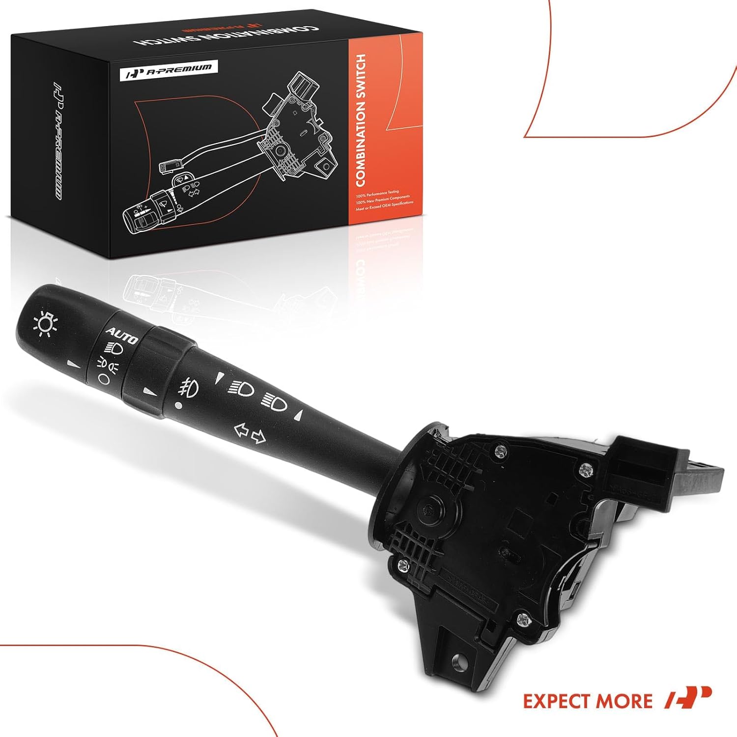 A-Premium Turn Signal Switch, Headlight Dimmer, Parking Fog Light Multifunction Switch Lever Compatible with Cadillac CTS 2003 2004 2005 2006 2007