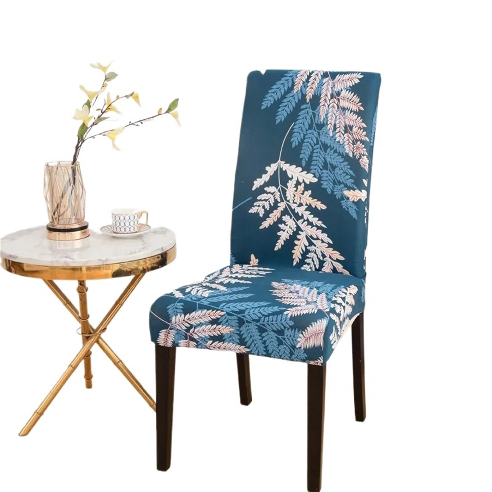 ITRHJTGP Chair Covers Stretch Dining Room Chair Cover Spandex Non-Slip Parsons Kitchen Removable To Clean Trim(C,6pcs chair cover)