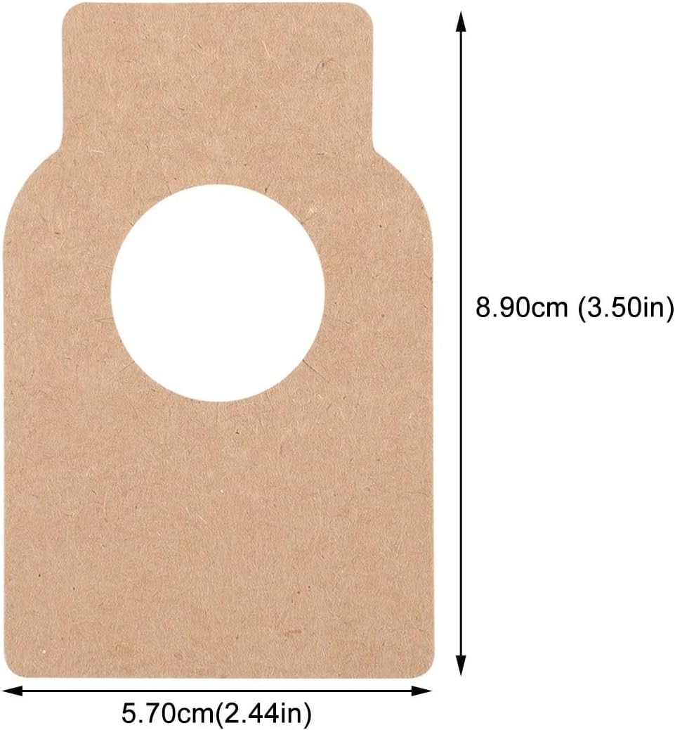 Wine Bottle Tags 200pcs Bottle Neck Tags Kraft Paper Labels For Home Brew Markers Wine Bottle Hanging Tags Storage Organization Wine Rack