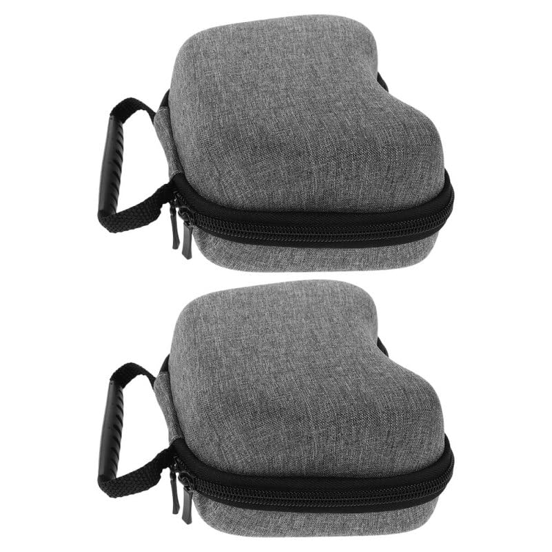DIYEAH Hard Shell Travel Case Storage Bag for Game Controllers Portable Carrying Organizer 2-Pack Protective Controller Travel Case