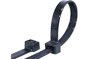 18 Inch Cable Ties Perfect for Heavy Duty Outdoor Use, UV-Resistant