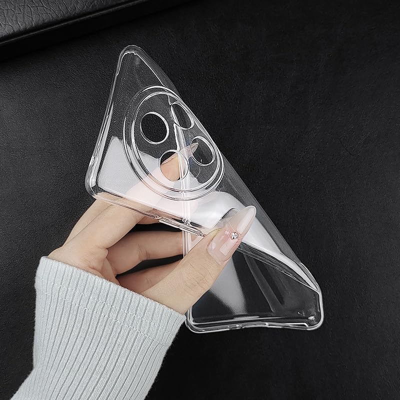 Image of Spazy Case Oppo F27 Pro Plus 5G Back Cover | Protective Soft Transparent Shockproof Hybrid Protection Back Case Cover for Oppo F27 Pro Plus 5G