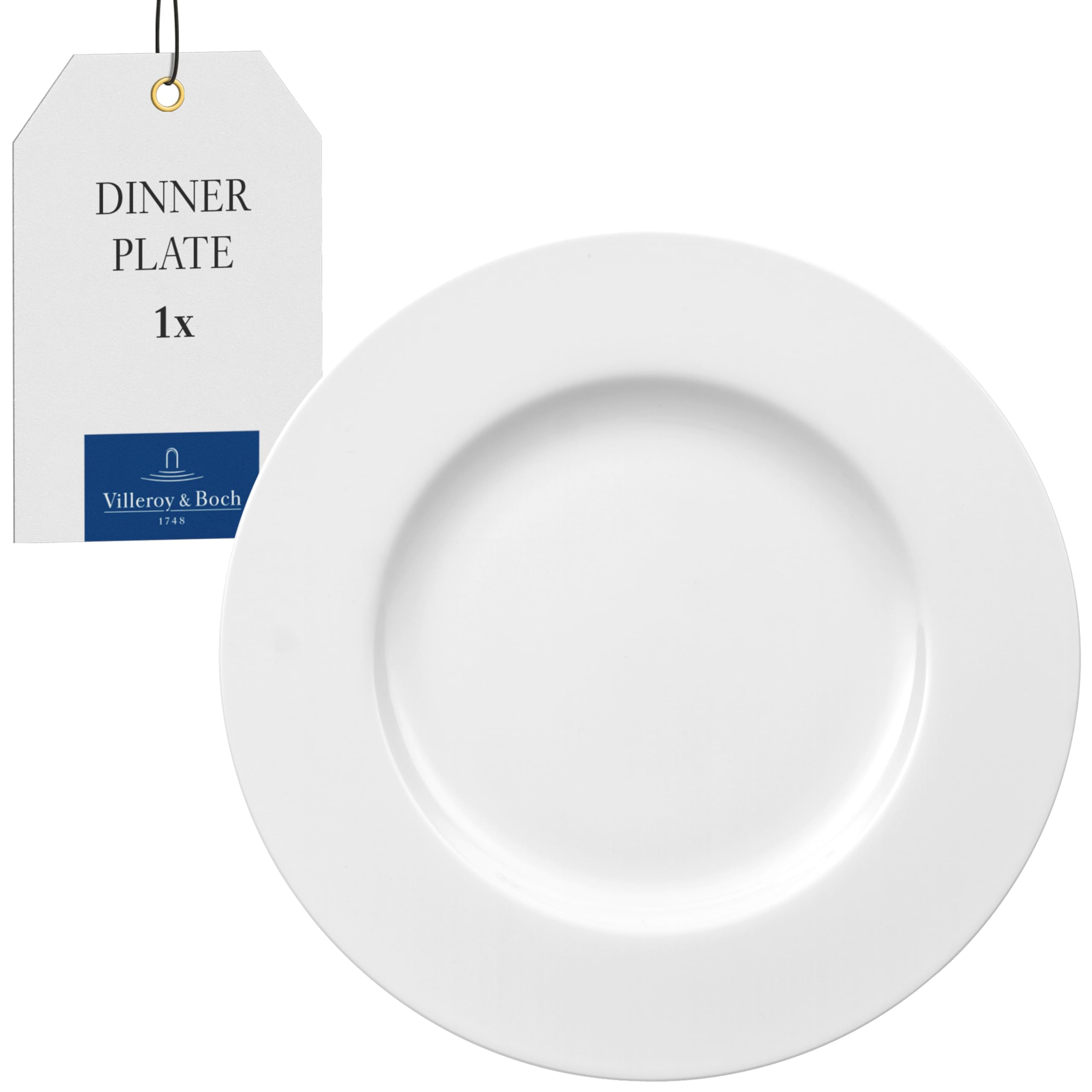 Villeroy & Boch - Royal Dinner Plate 28 cm White, Dishwasher Safe, Microwave Safe, Plate, Ceramic, Tableware, Dinnerware, Premium Bone Porcelain
