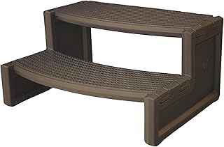 Hot Tub Steps - for Outdoor Hot Tubs, Indoor Hot Tubs, Hot Tub Steps Canada, Hot Tub Stairs, RV Steps, Outdoor Steps, RV Step, Canadian Spa Company, Marche Pied, Pool Steps - (Espresso)
