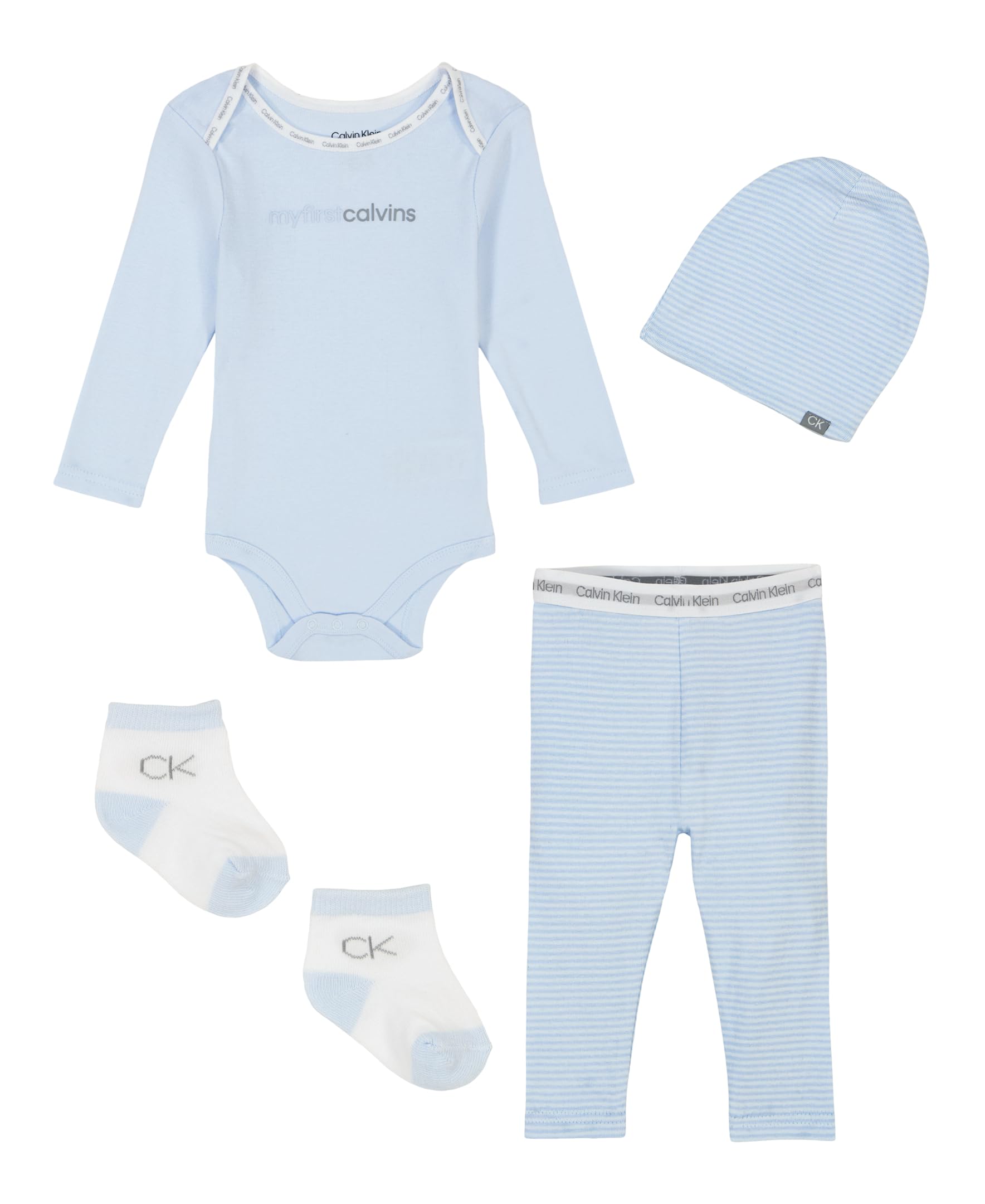 Calvin Klein baby-boys 4pc Take Me Home Pant Set Pants Set